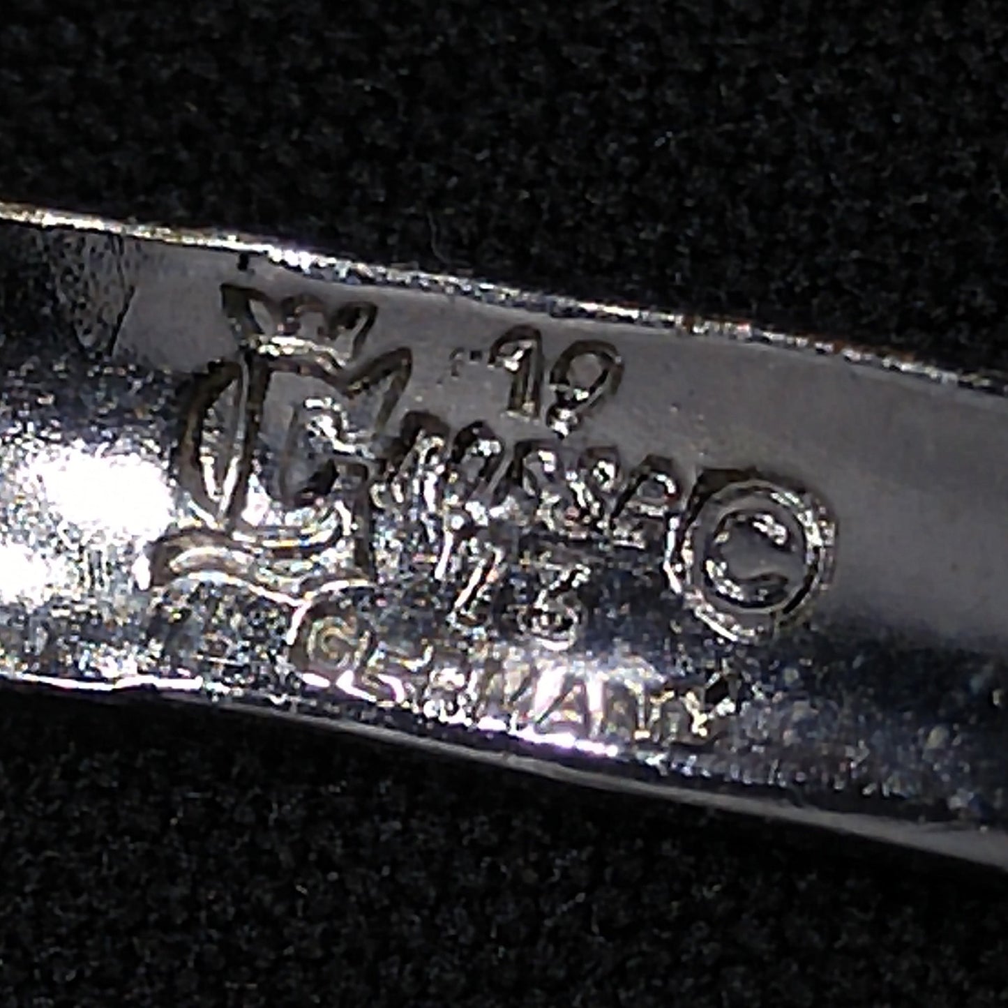 Groose Germany Choker Necklace, Stamped 1976 Groose Germany, 1970s Vintage Jewelry