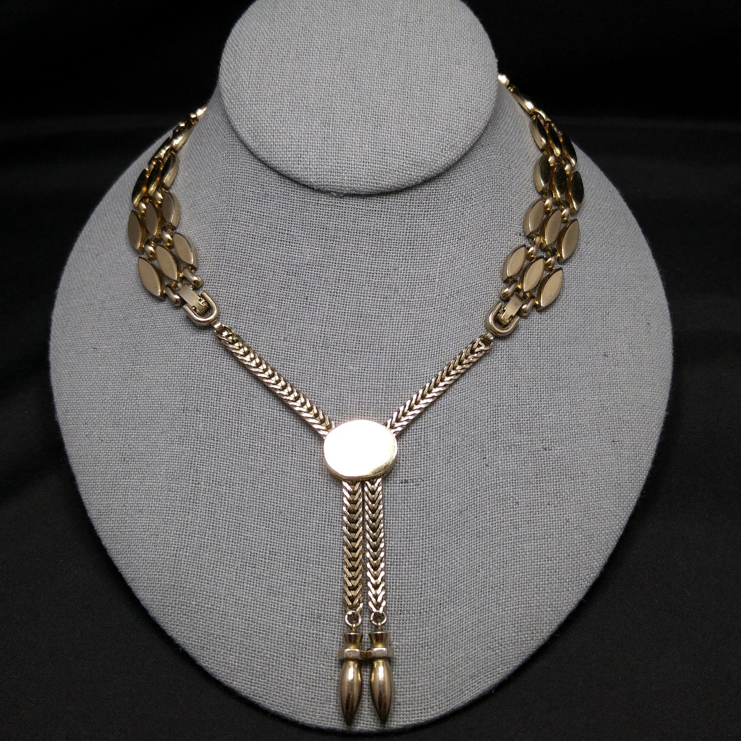 Monet Carousel Series Necklace, Book Piece, 1950s Vintage Jewelry