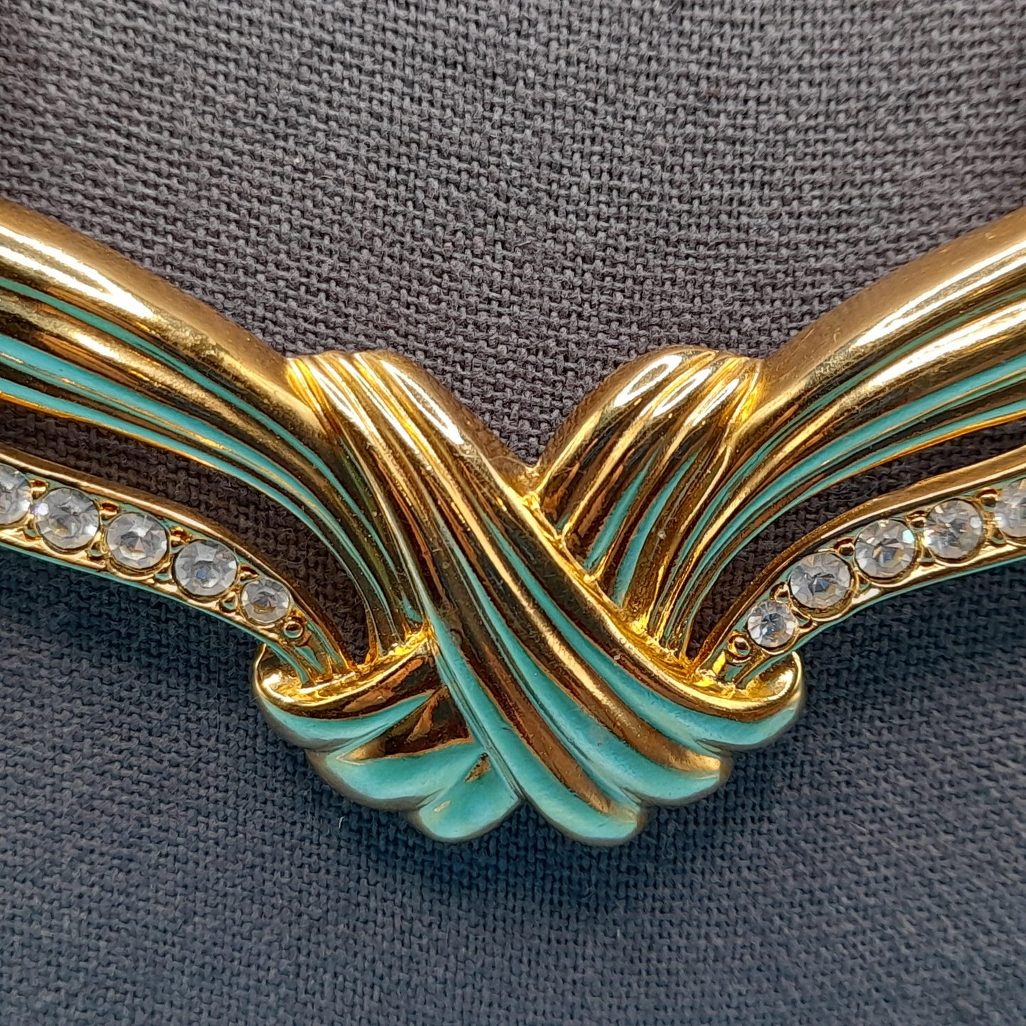 Vintage AVON Rhinestone Necklace, Inspired by Billy Dee Williams' Undeniable, Vintage Jewelry Book Piece