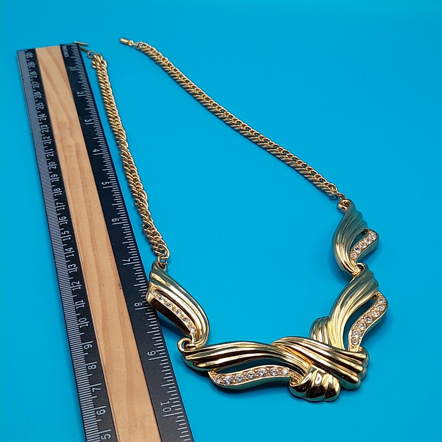 Vintage AVON Rhinestone Necklace, Inspired by Billy Dee Williams' Undeniable, Vintage Jewelry Book Piece