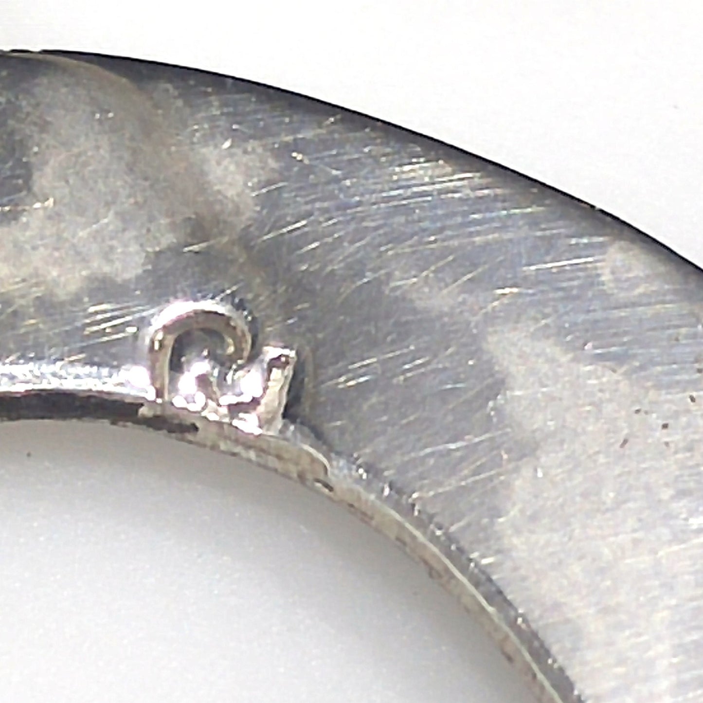 Silver Navajo Handmade Earrings, Unknown Mark, Vintage Jewelry