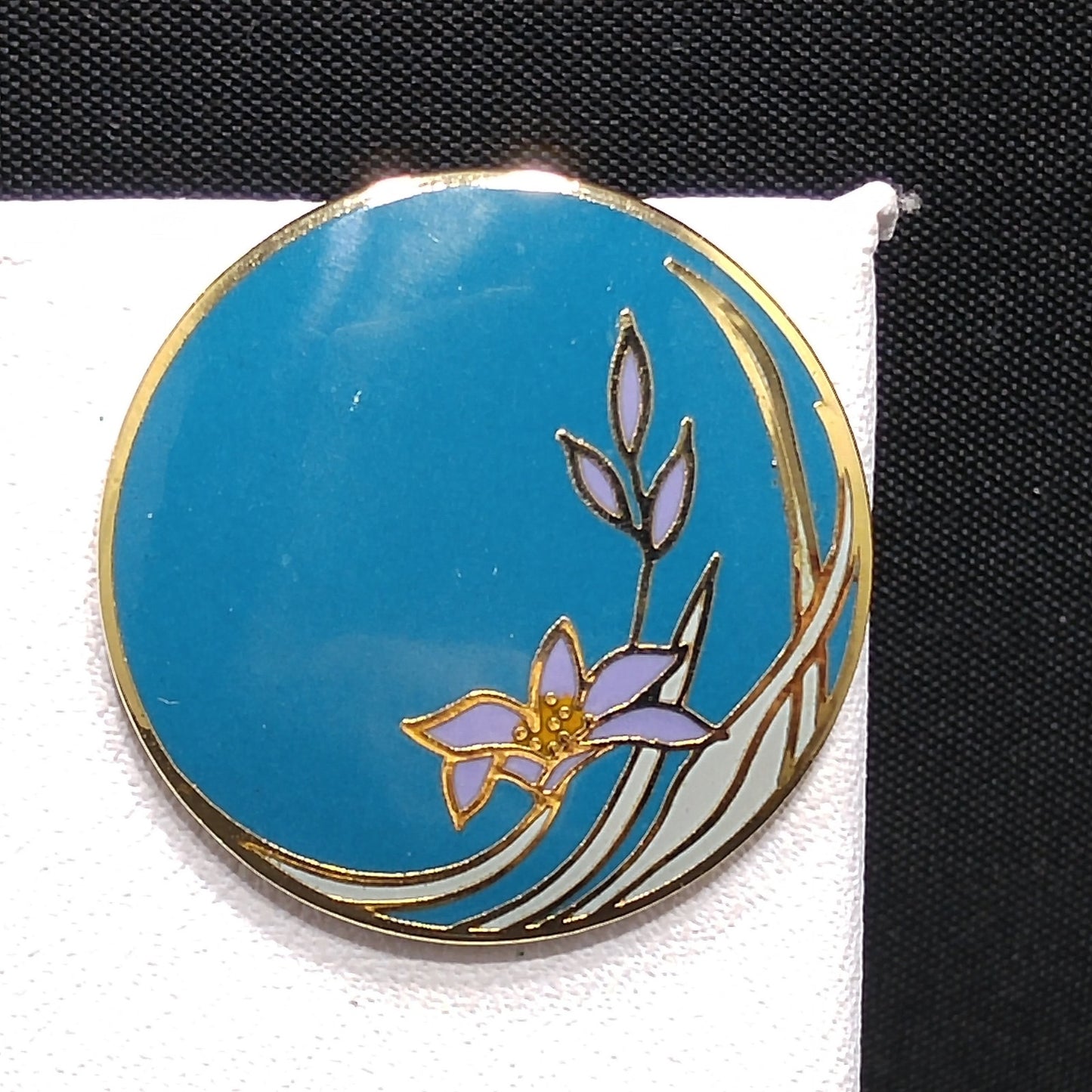 Laurel Burch Wind Flower Earrings, Gold Plated, 1980s Vintage Jewelry