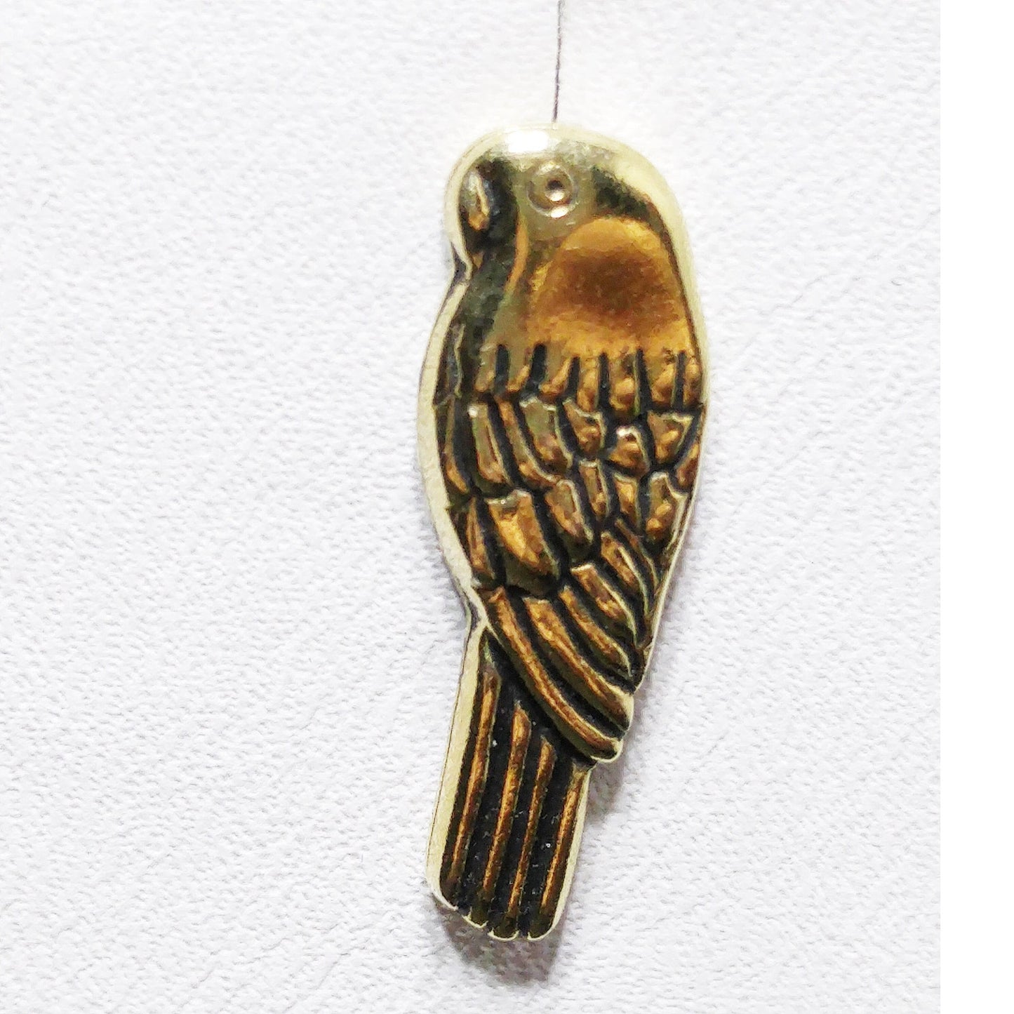 Laurel Burch Lorikeets Post Earrings, Gold Plated, 1980s Vintage Jewelry