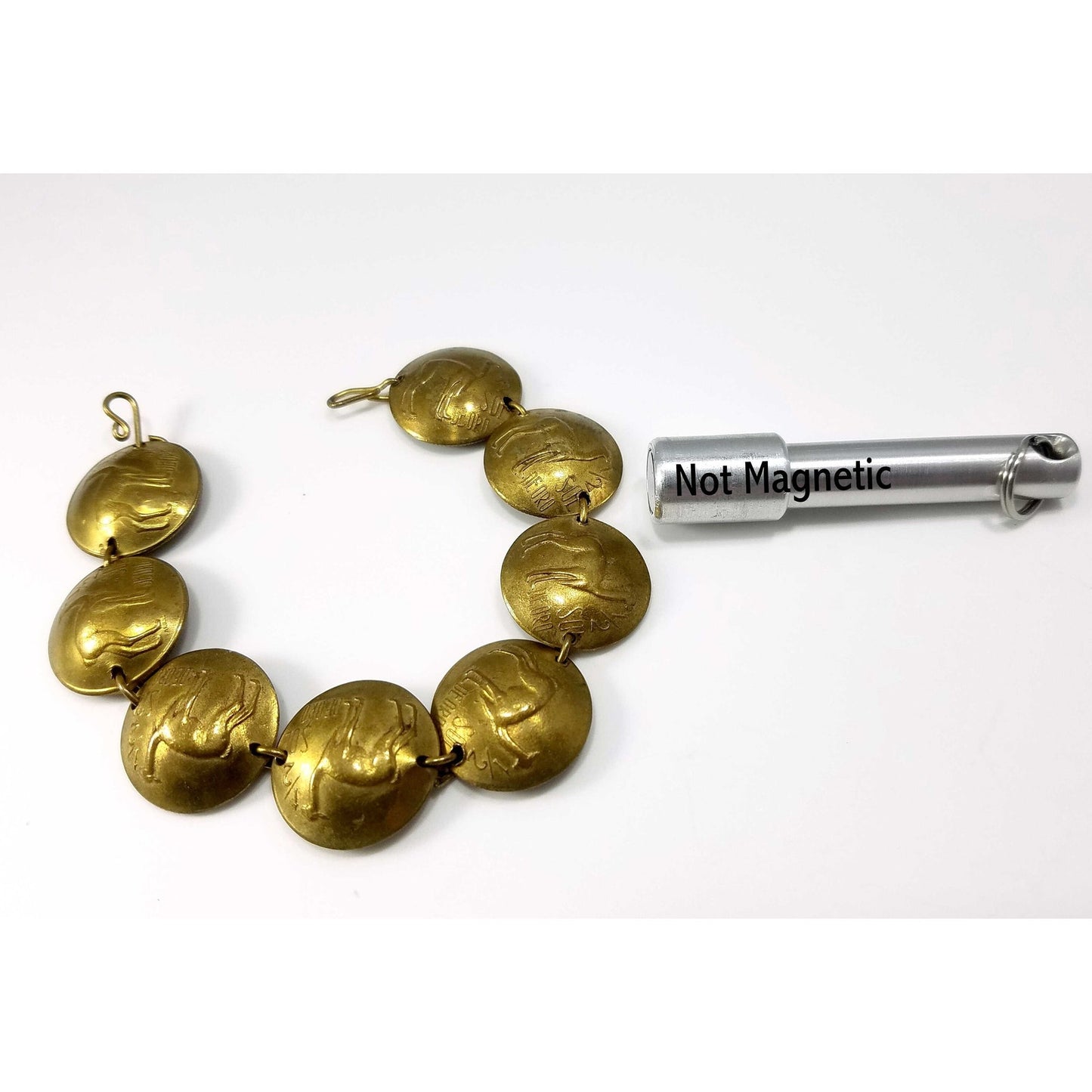 Coin Bracelet 1970s Peruvian Vintage
