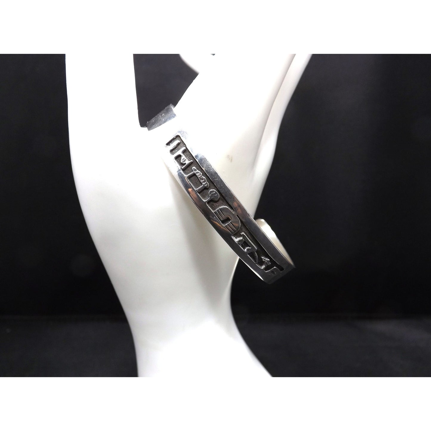 A C Henry Sterling Navajo Storyteller Cuff Bracelet, Vintage Jewelry