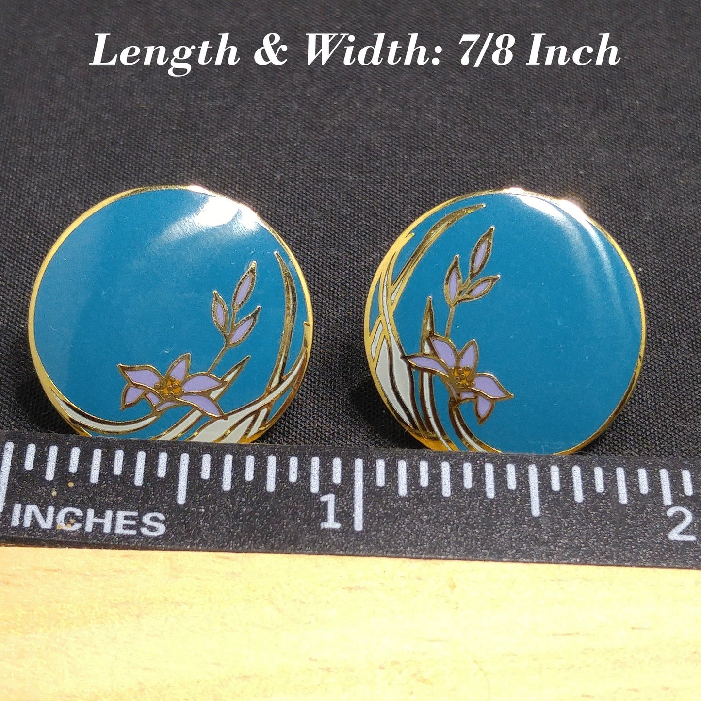 Laurel Burch Wind Flower Earrings, Gold Plated, 1980s Vintage Jewelry