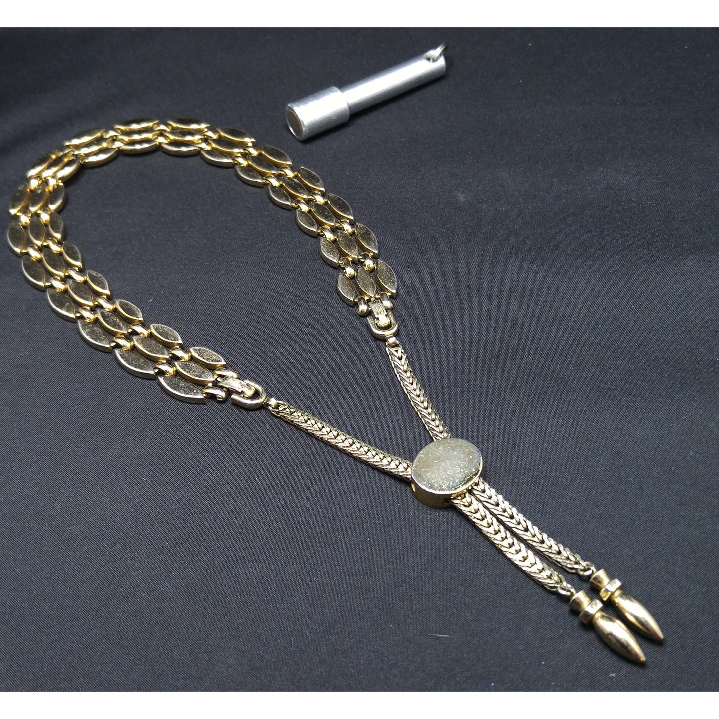 Monet Carousel Series Necklace, Book Piece, 1950s Vintage Jewelry