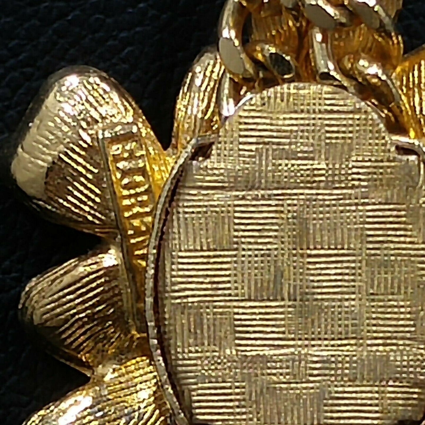Vintage Florenza Lariat Floral Pendant, Gold Plated, Adjustable, 1960s Vintage Jewelry