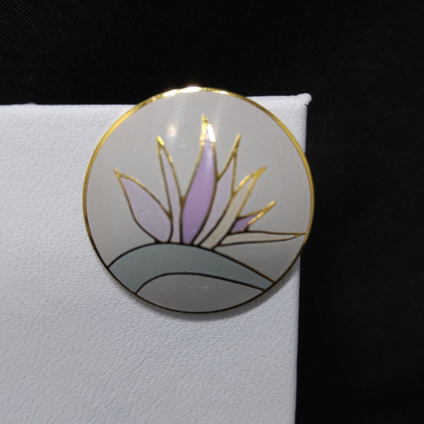 Vintage Laurel Burch Bird of Paradise Post Earrings, Gold Plated, 1980 Vintage