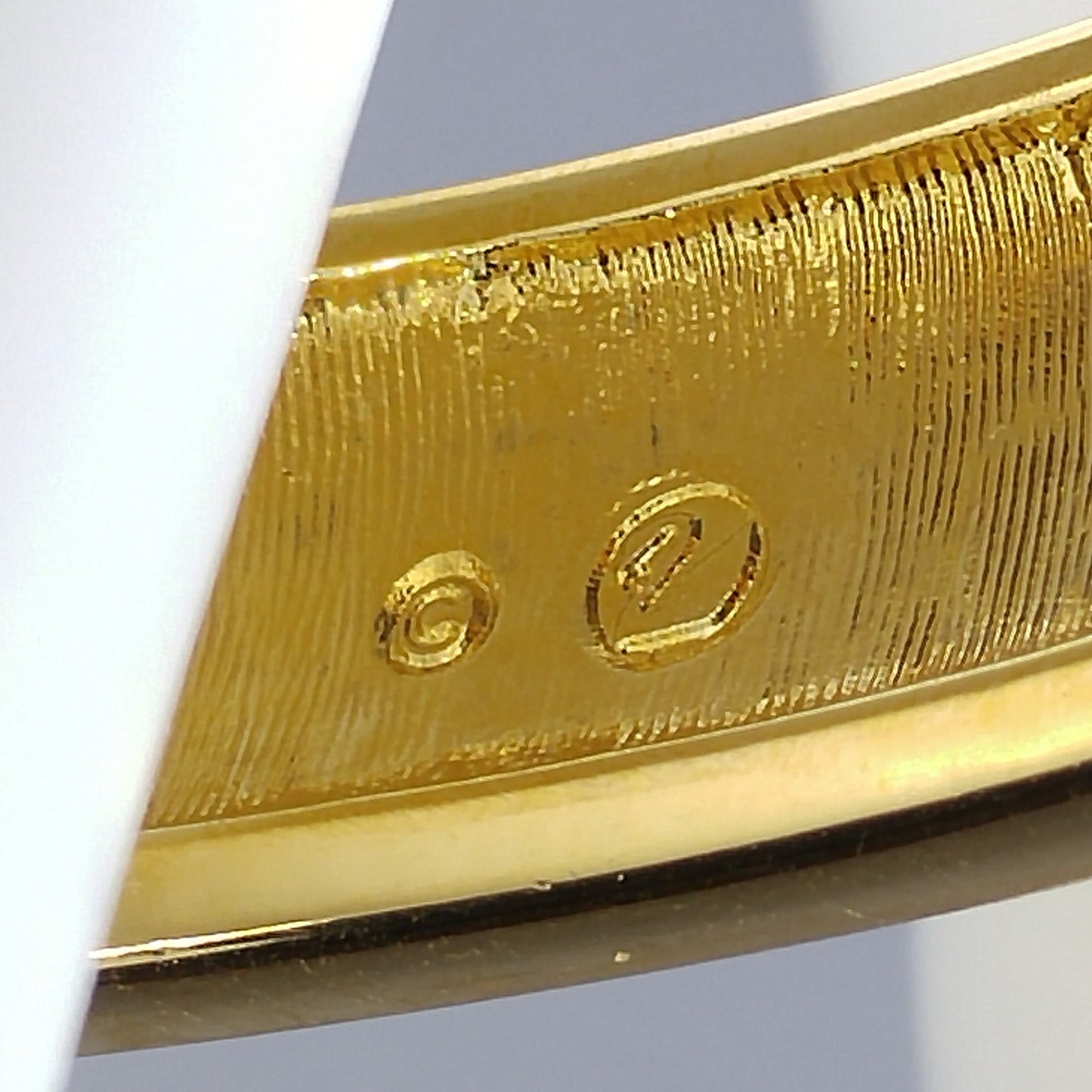 Vintage Swarovski Gold Plated Hinged Cuff Bracelet Clear Rhinestones Swan Logo