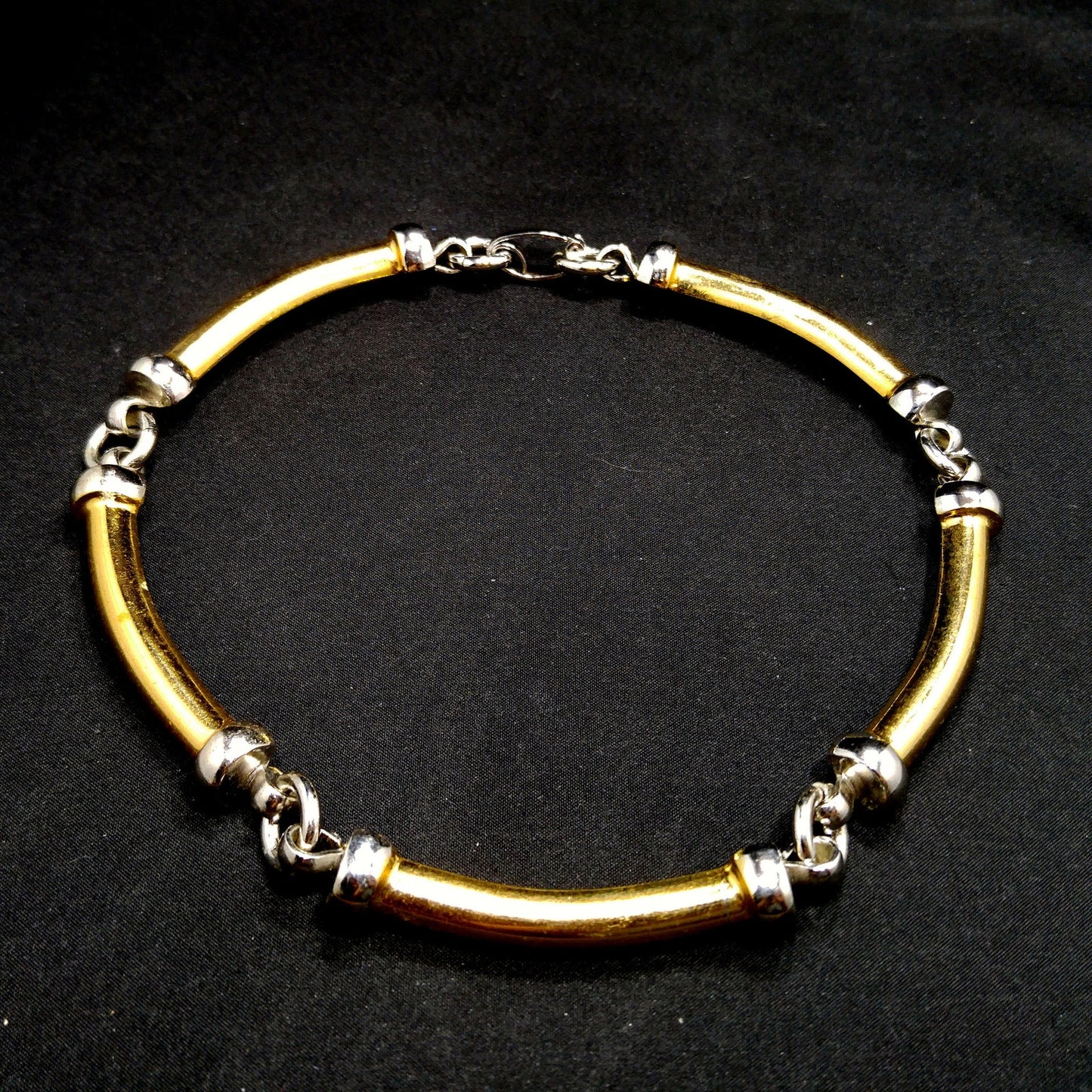 Groose Germany Choker Necklace, Stamped 1976 Groose Germany, 1970s Vintage Jewelry