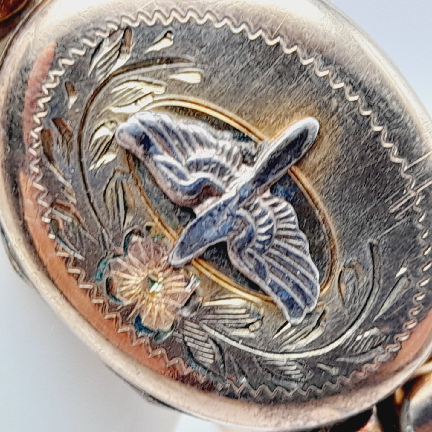 Vintage La Mode Locket Expansion Bracelet, 12K Gold-Filled Sweetheart Jewelry