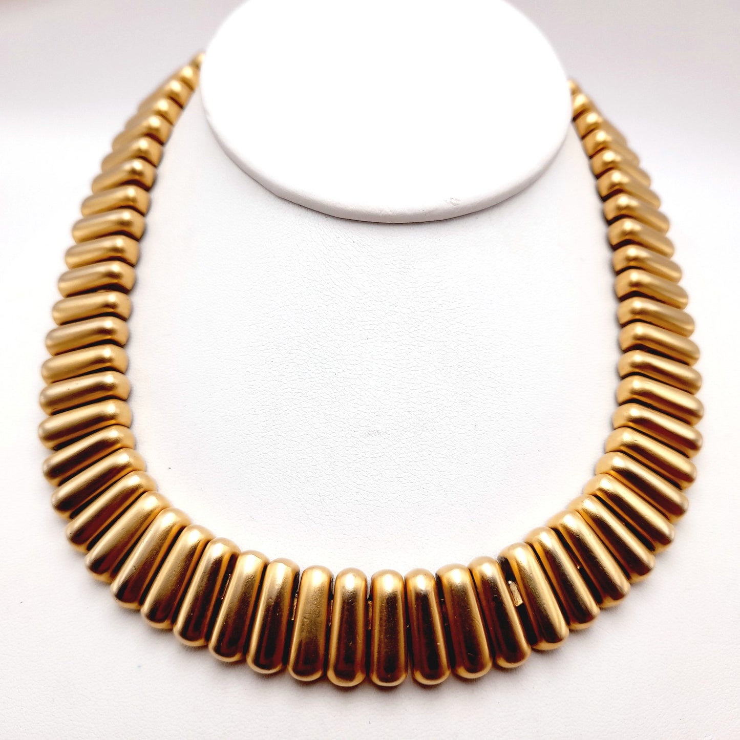 Vintage CINER Gold Plated Choker Necklace