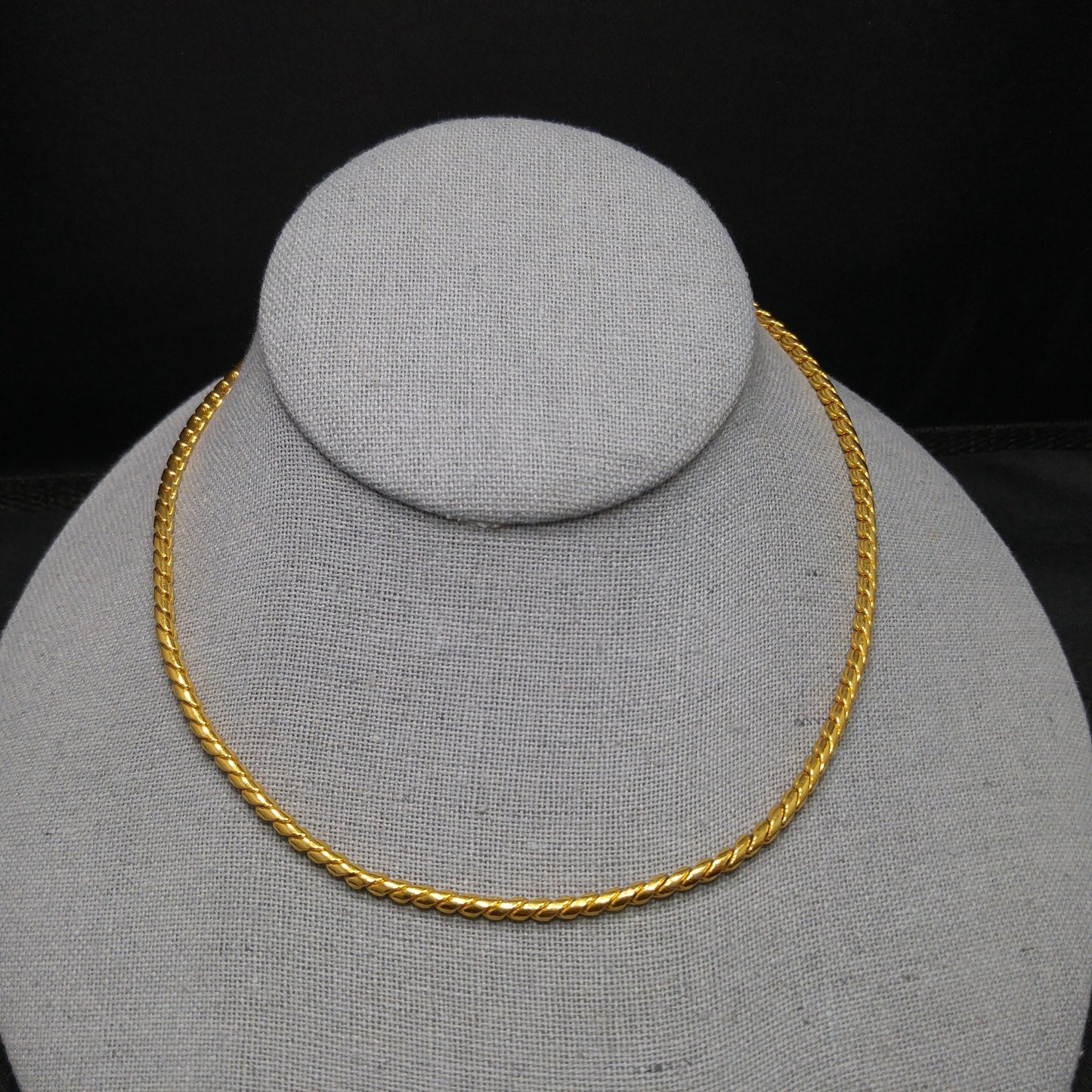 Vintage Vendome Gold Plated Necklace, Adjustable to 18"