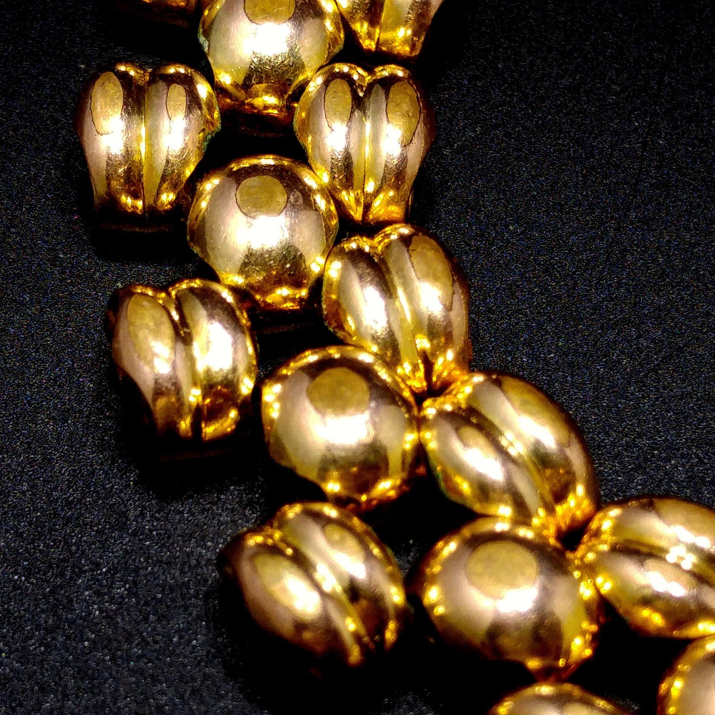 Switzerland Gold Bonded Link Bracelet, Plaque Orl, 2C Microns, 1960s Vintage Jewelry