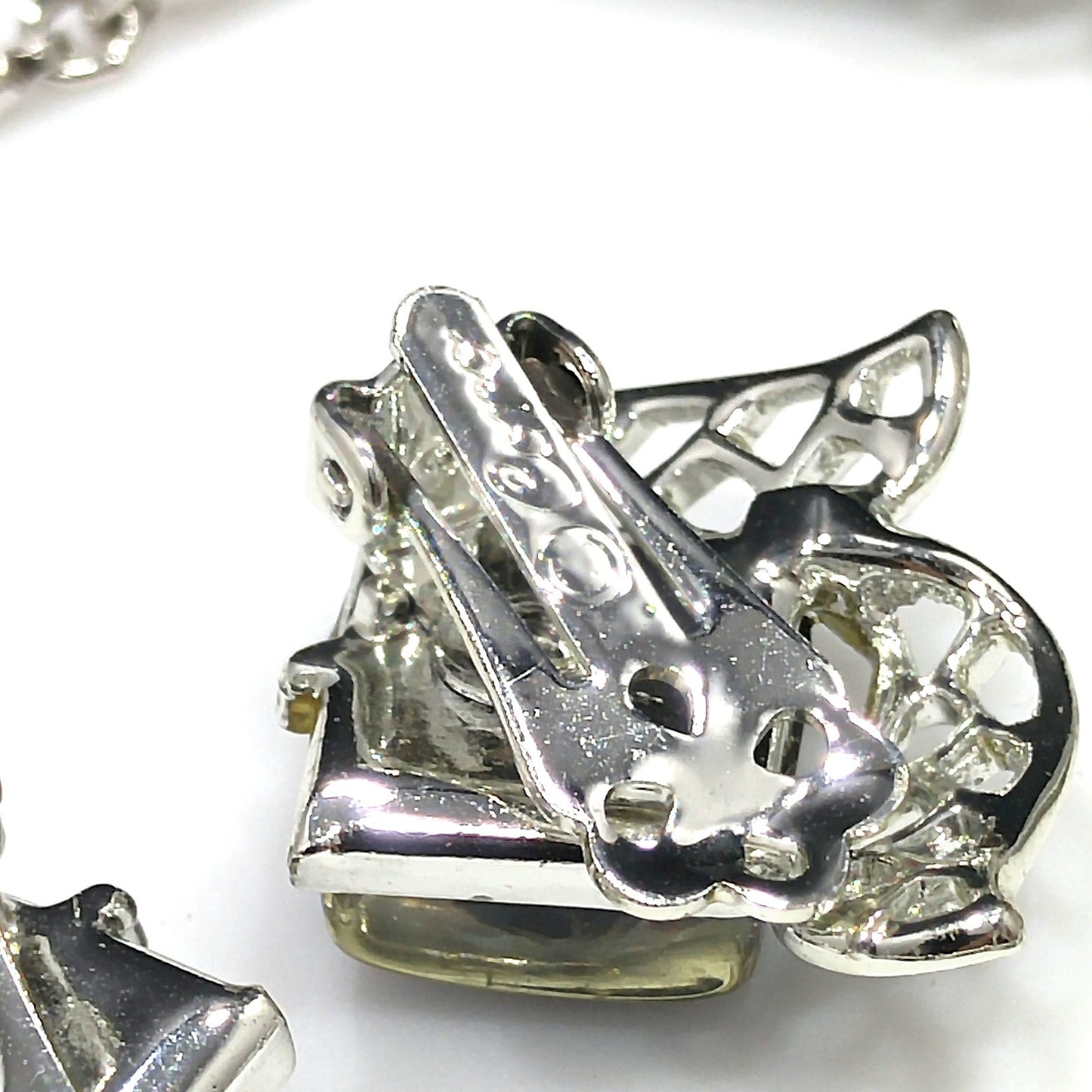 Coro Confetti Lucite Necklace Clip Earrings, 1950s Vintage Jewelry