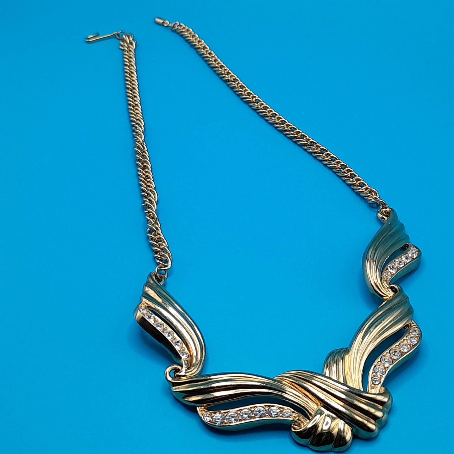 Vintage AVON Rhinestone Necklace, Inspired by Billy Dee Williams' Undeniable, Vintage Jewelry Book Piece