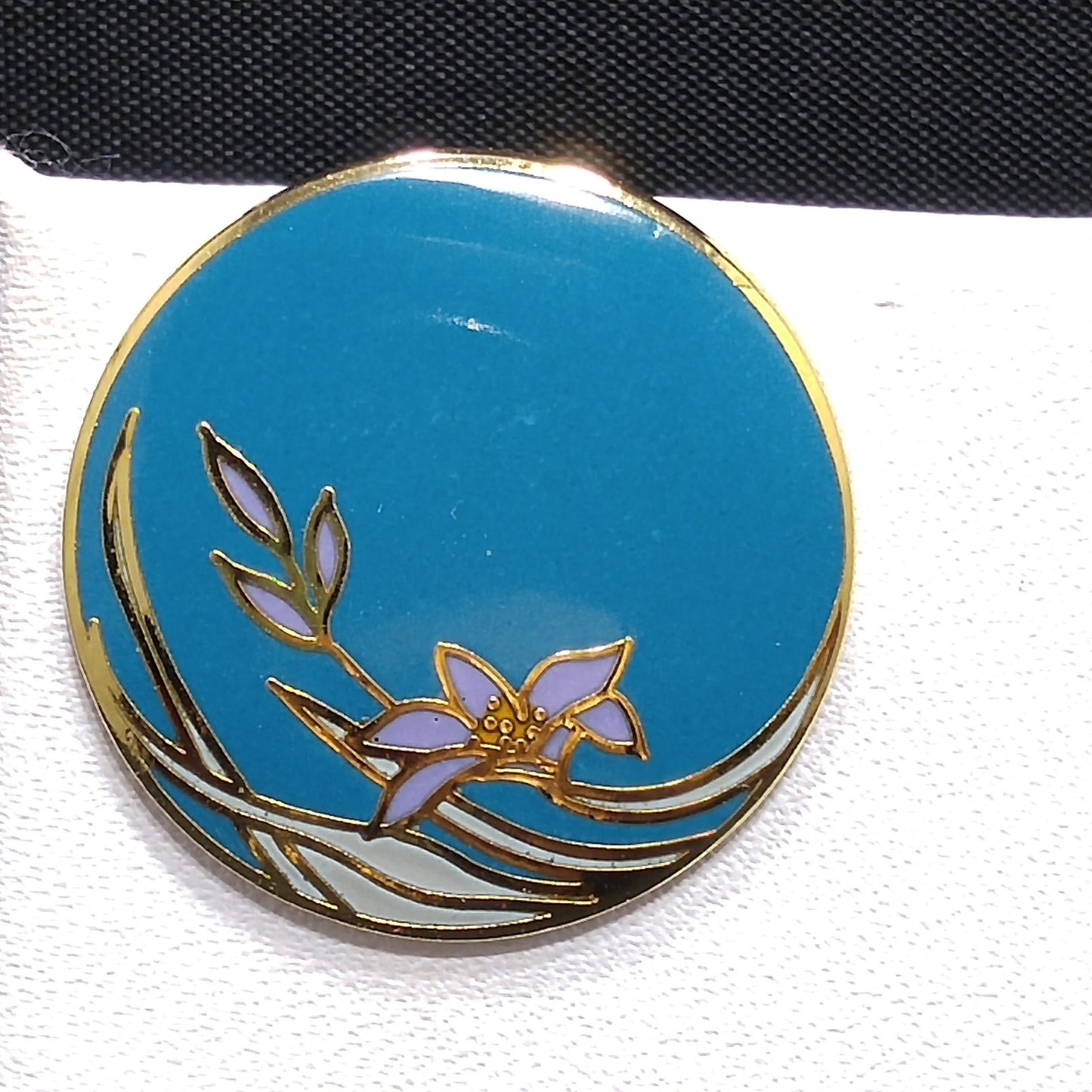 Laurel Burch Wind Flower Earrings, Gold Plated, 1980s Vintage Jewelry