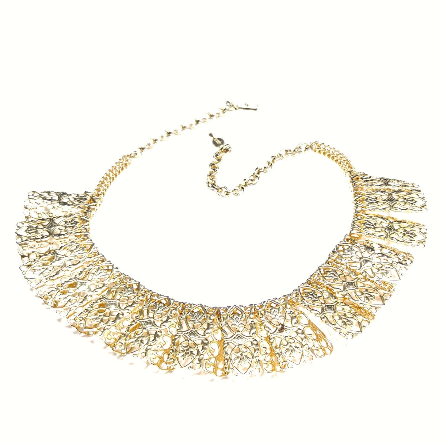 Sarah Coventry Necklace, "Chantilly Lace", Egyptian Revival, 1960s