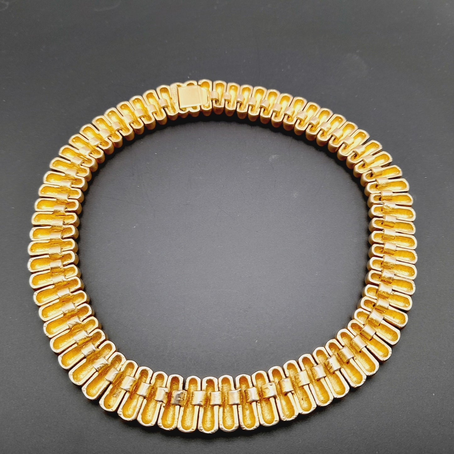Vintage CINER Gold Plated Choker Necklace