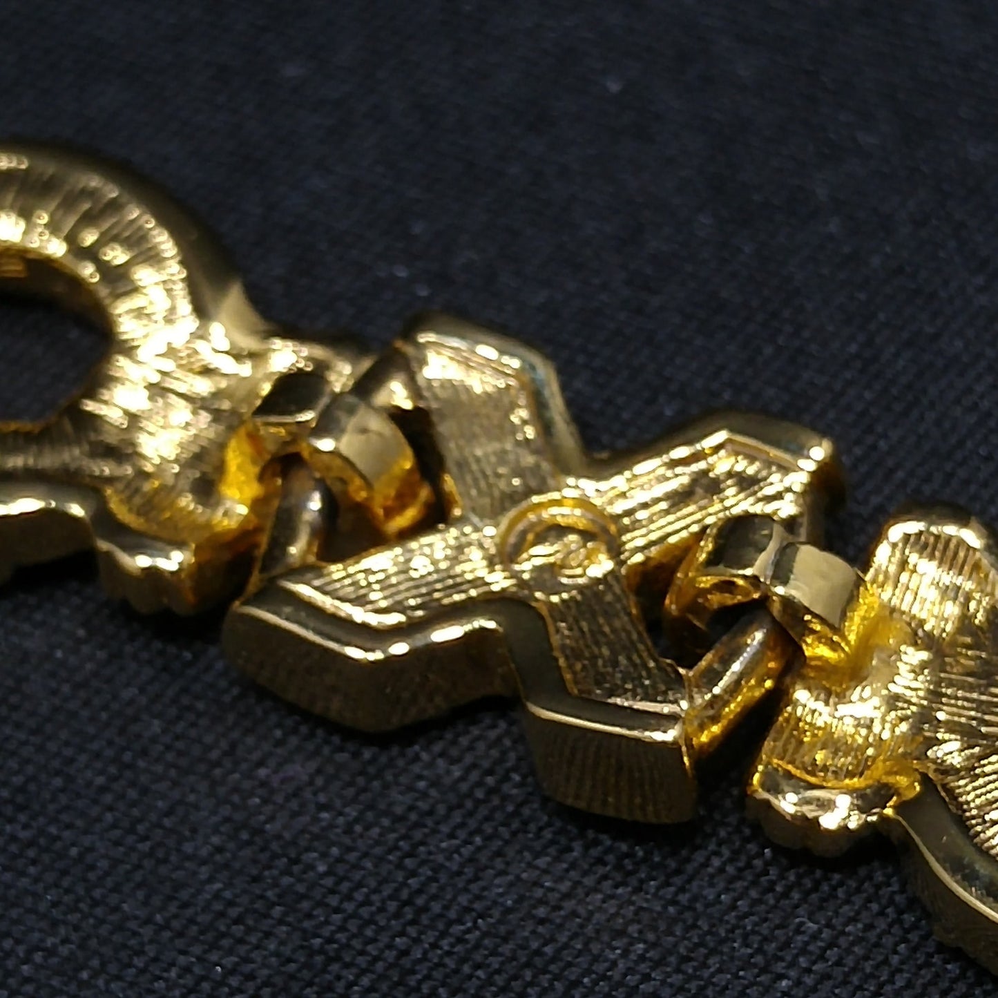 Swarovski Necklace & Bracelet Set – 1980s 1990s Gold Plated XOXO Design with Clear Rhinestones, Signed Swan Logo