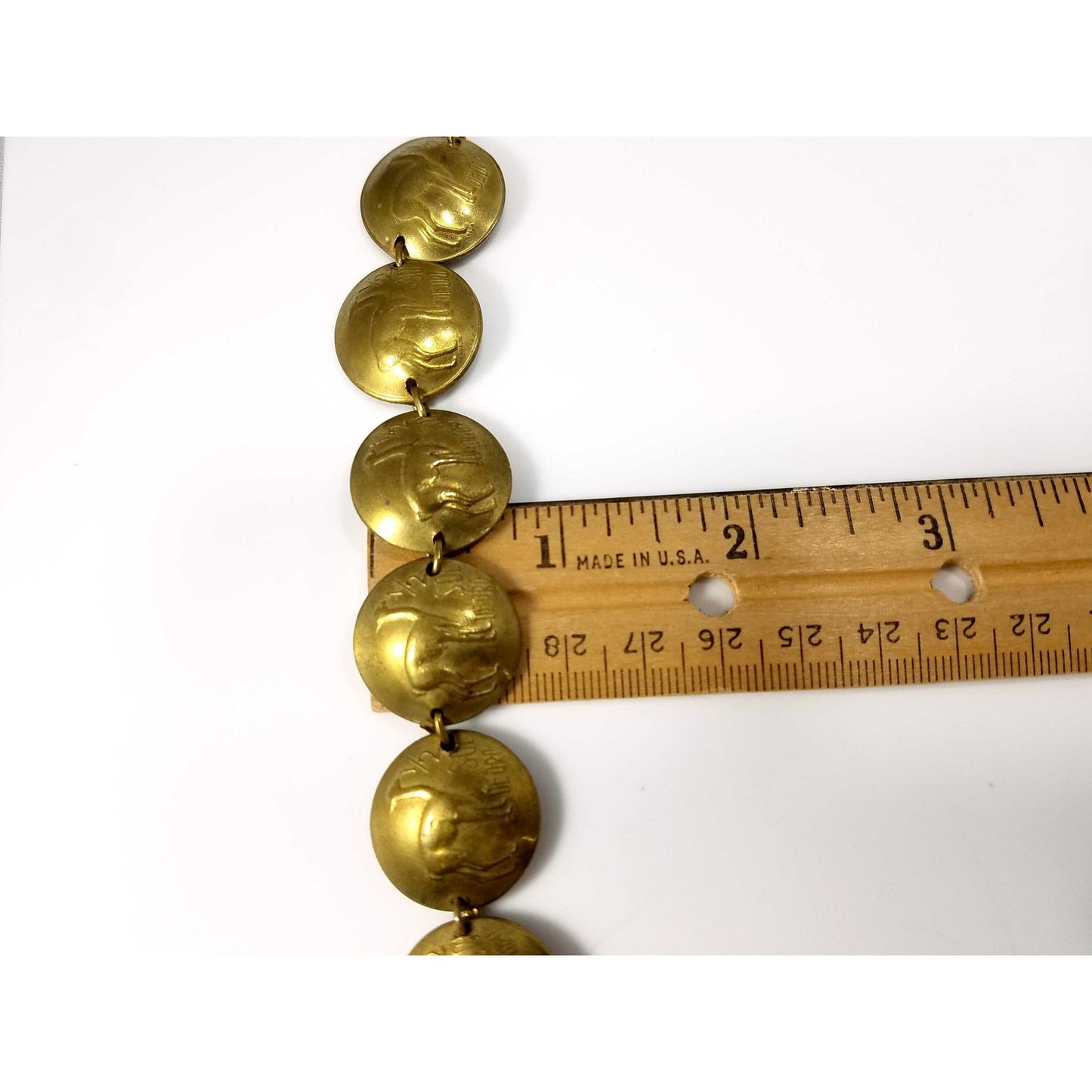 Coin Bracelet 1970s Peruvian Vintage