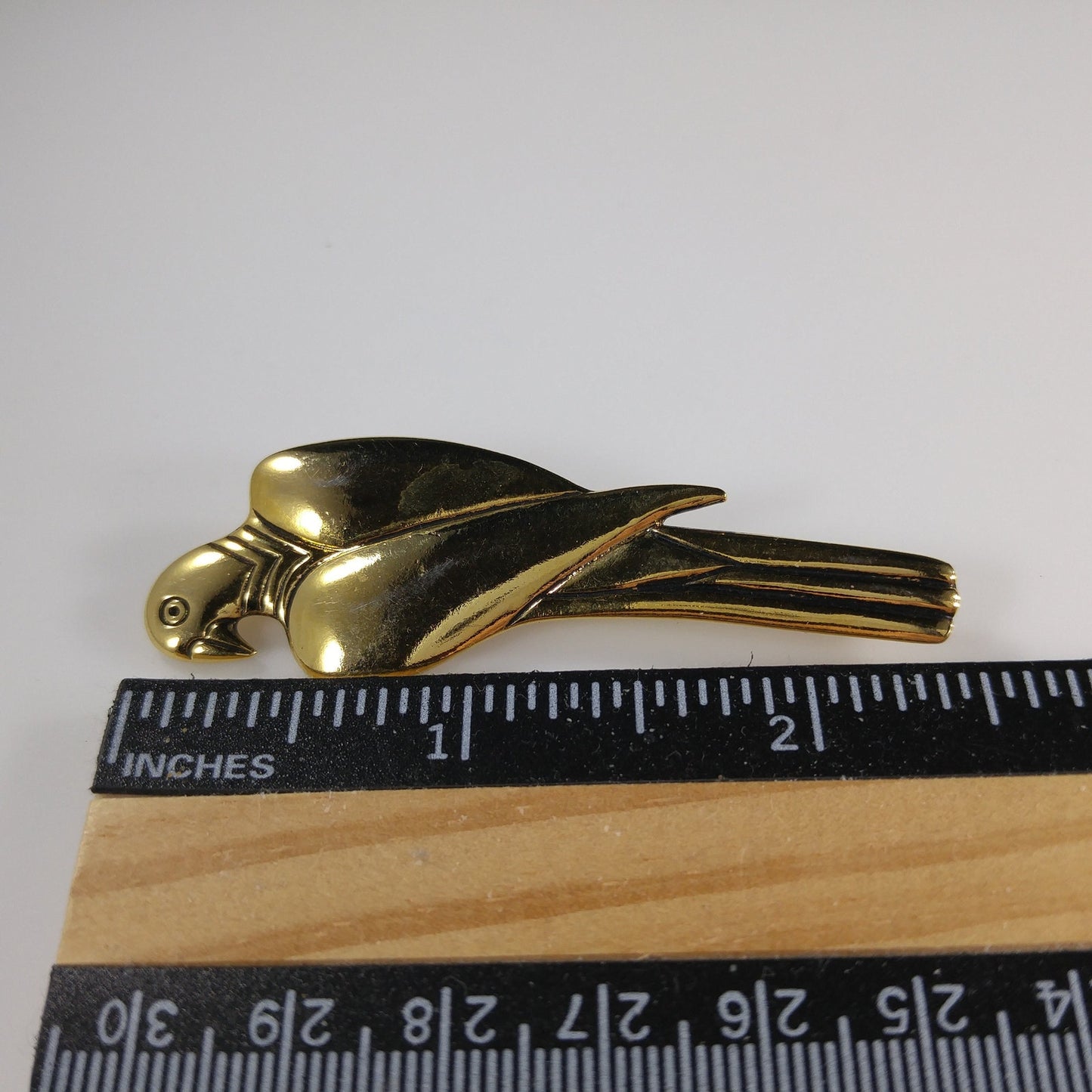 Laurel Burch Parrot Brooch & Pendant, Gold Plated, 1980s Vintage Jewelry