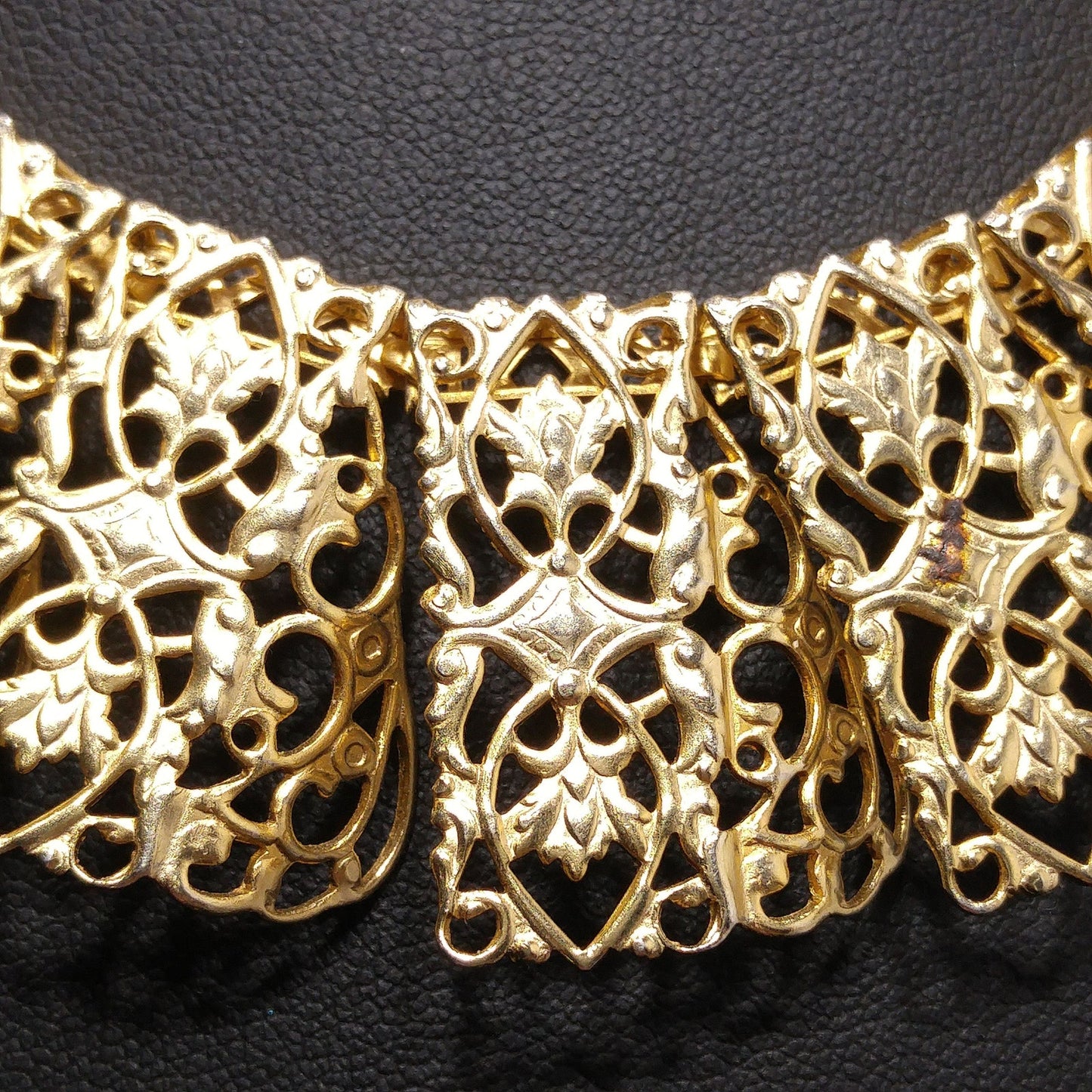 Sarah Coventry Necklace, "Chantilly Lace", Egyptian Revival, 1960s