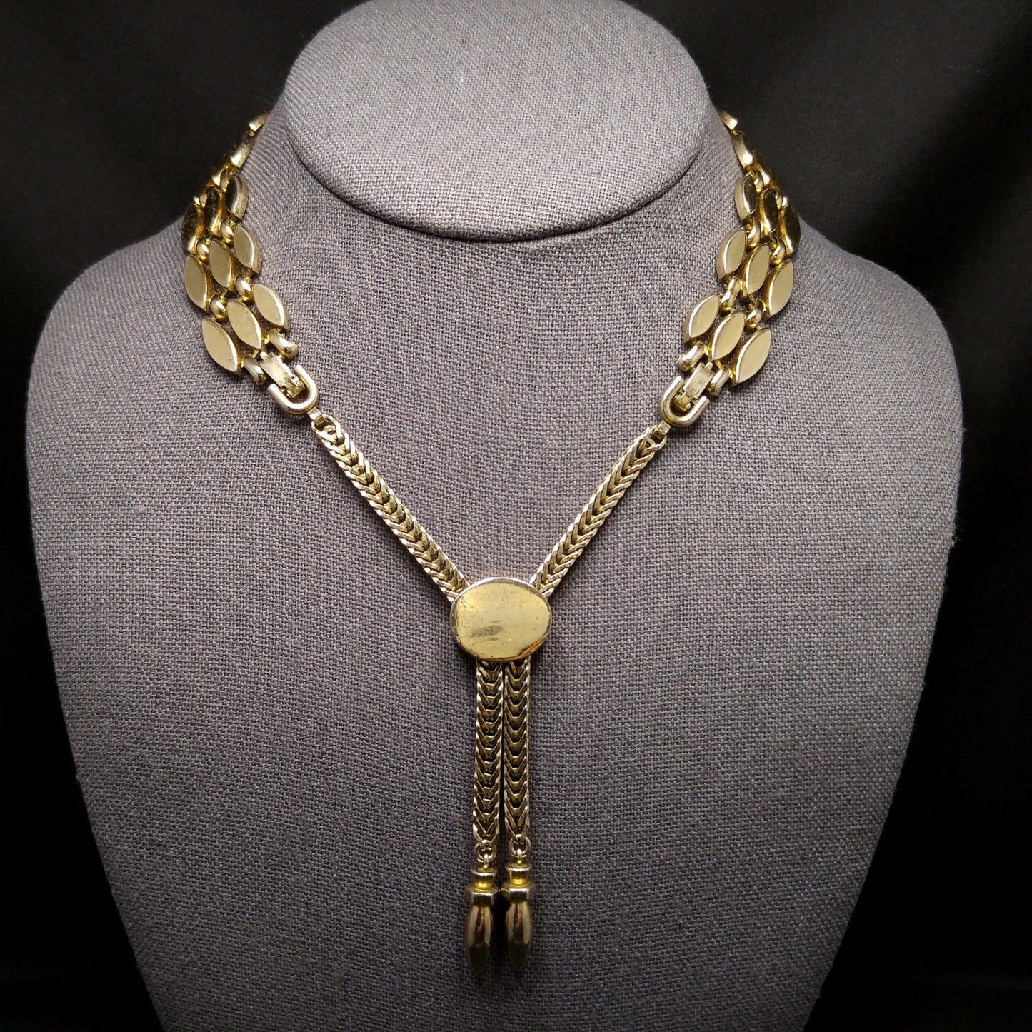 Monet Carousel Series Necklace, Book Piece, 1950s Vintage Jewelry