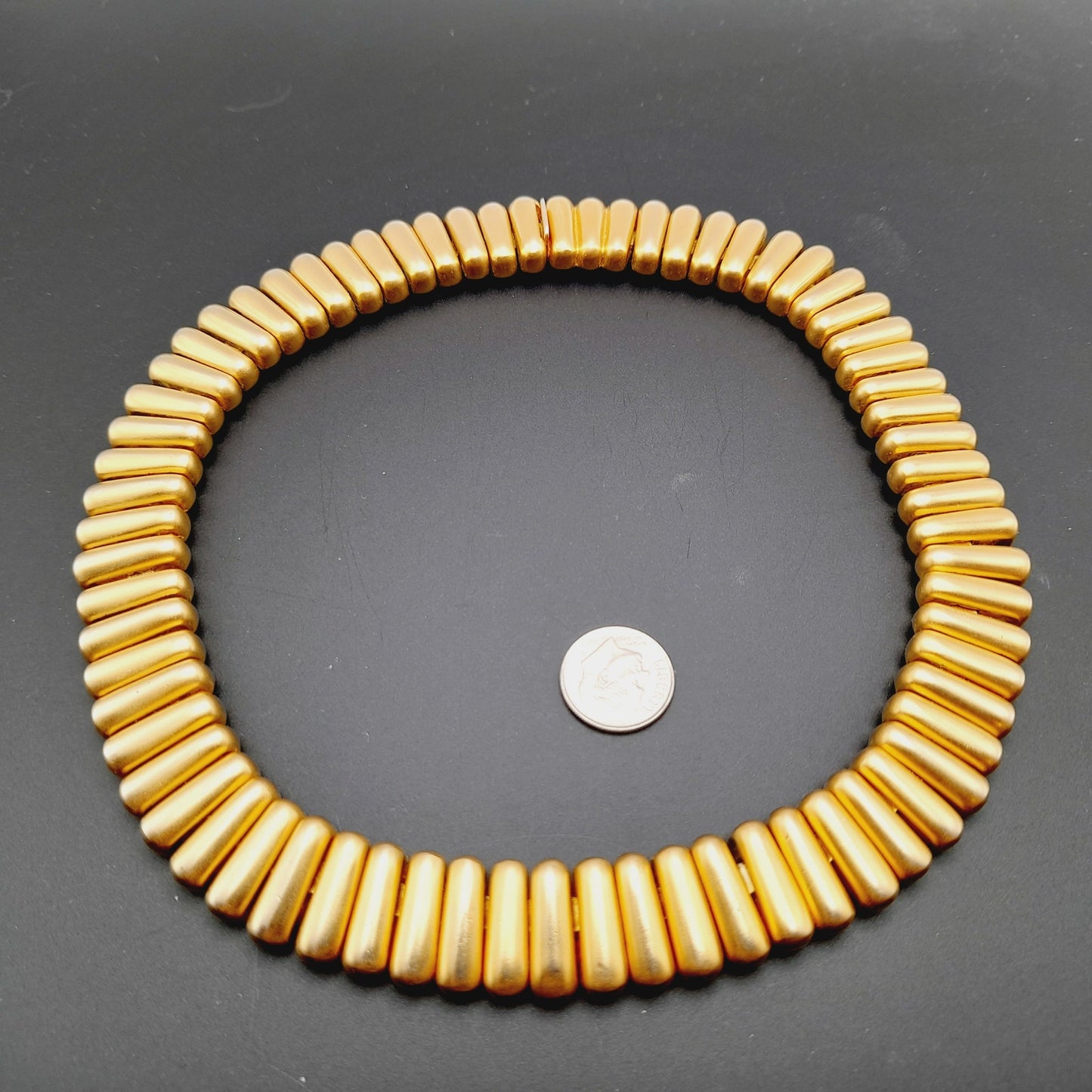 Vintage CINER Gold Plated Choker Necklace