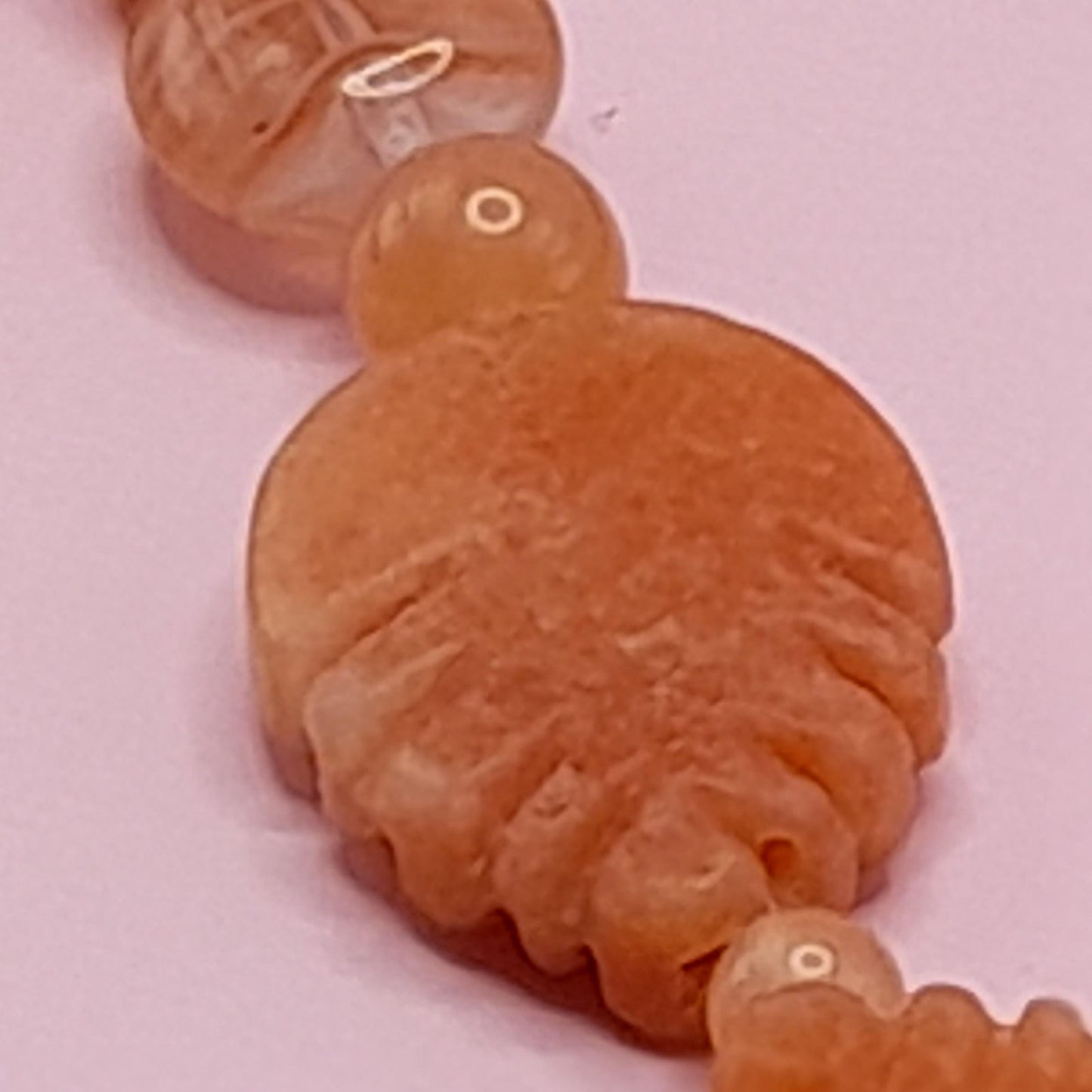 Vintage Carnelian Leaf Necklace, Gemstone Tassel Necklace, 27 Inches, Three Dangles