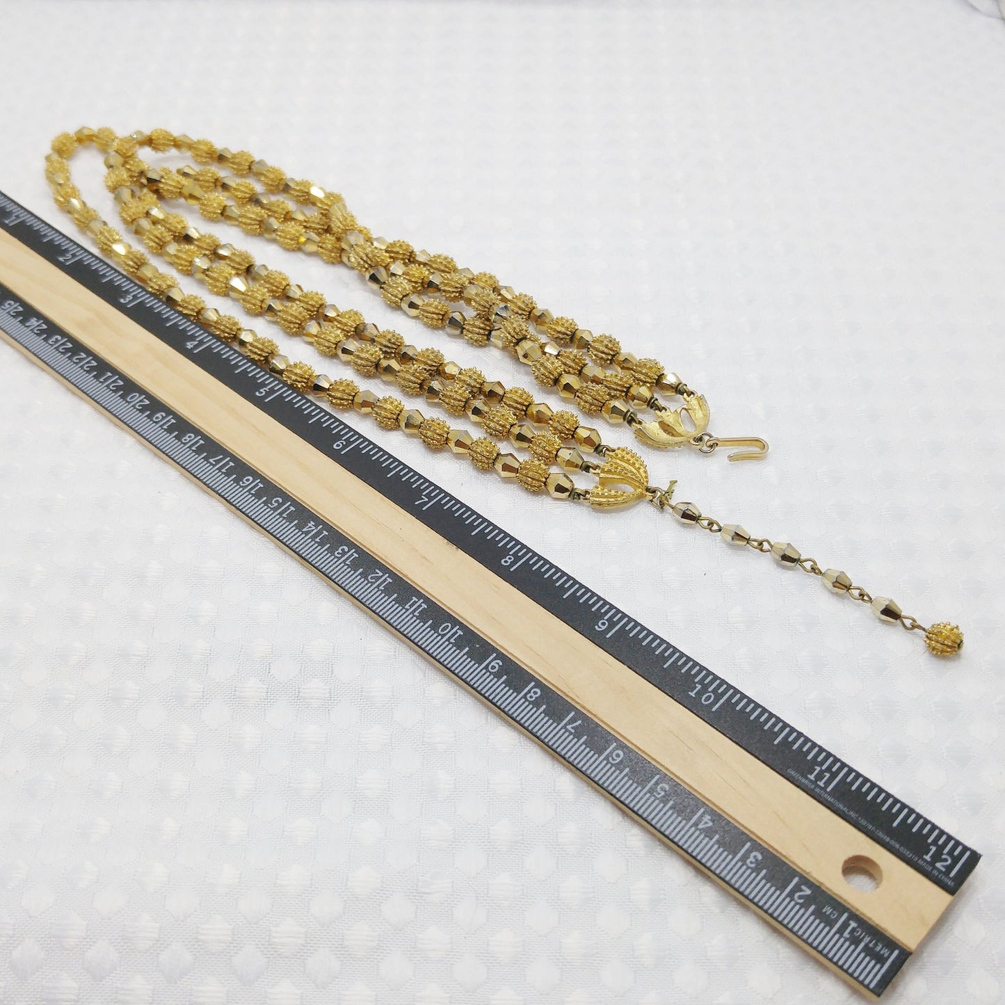 Crown Trifari Brutalist Necklace, Electra Collection, 1950s Vintage Jewelry