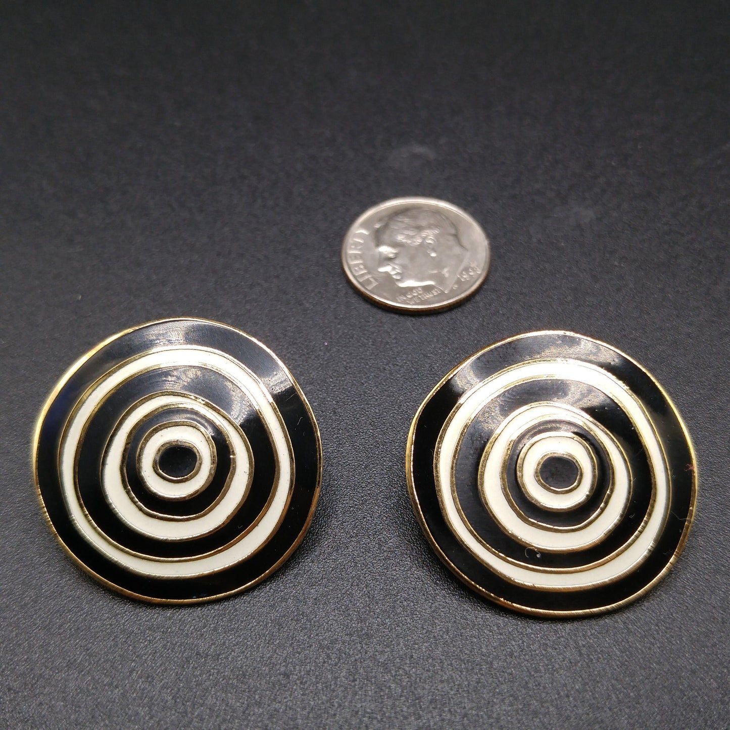 Vintage Laurel Burch "Ancient Wisdom 1993" Earrings, Gold Plated