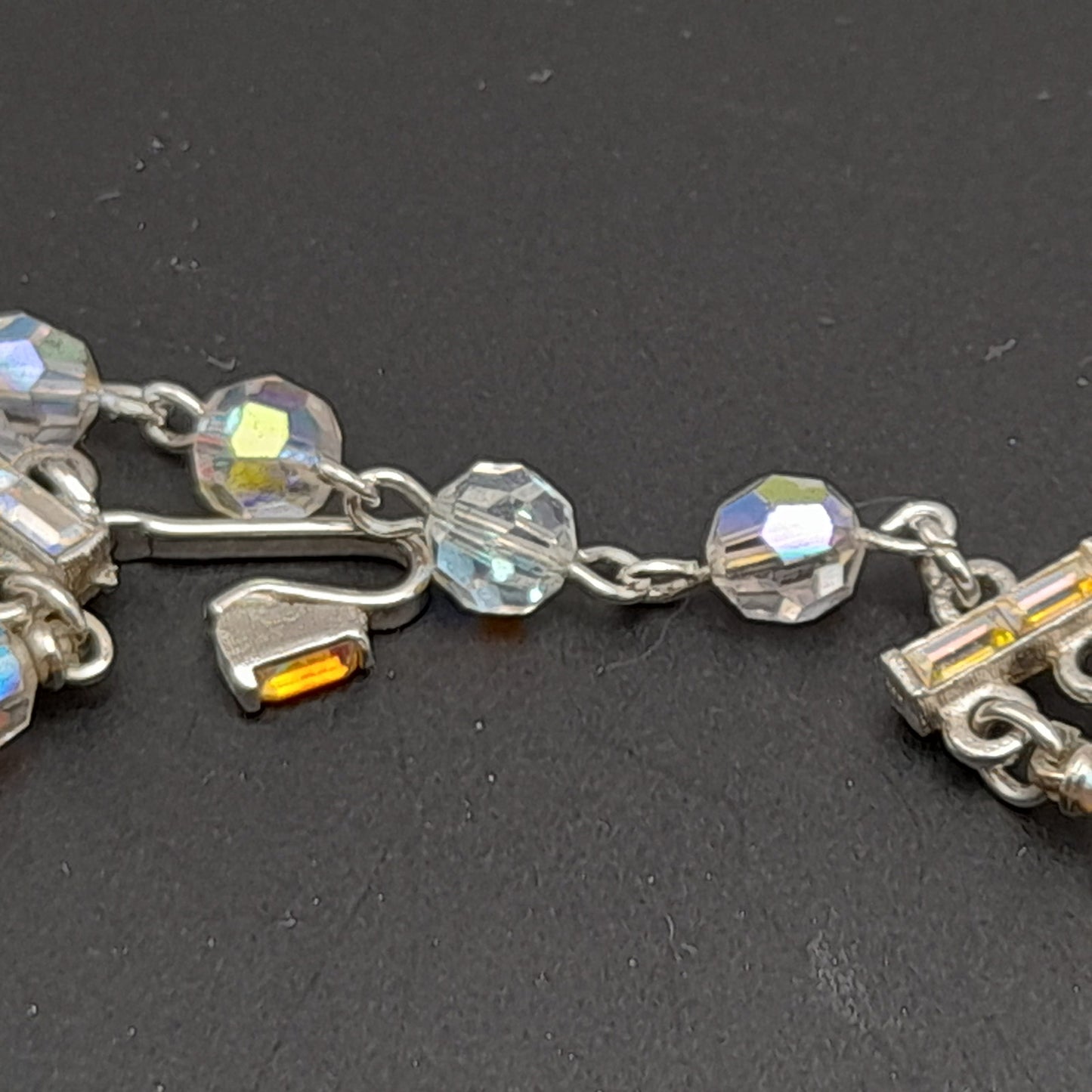 Vendome Aurora Borealis Crystal Necklace, Two Strands