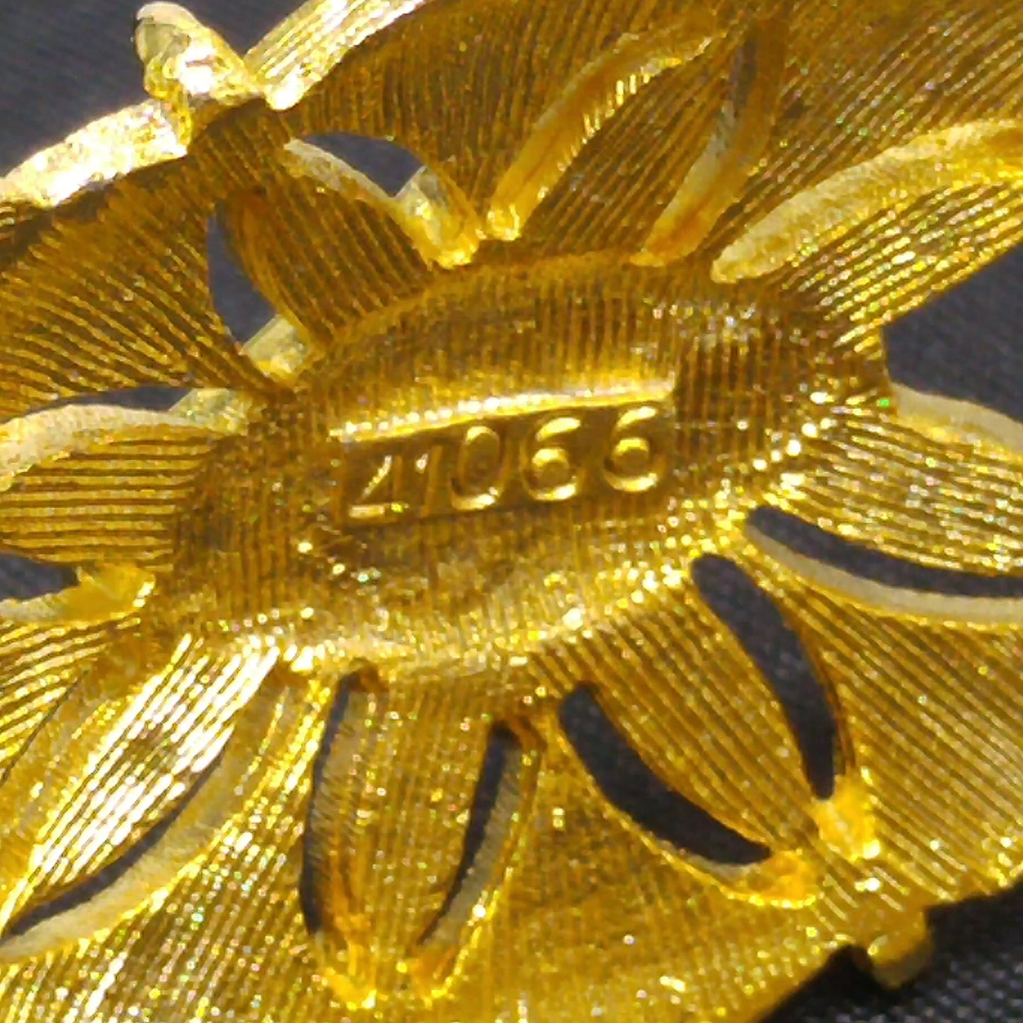 Gold Plated Necklace & Bracelet, Medallion Design, 1960s Vintage Jewelry
