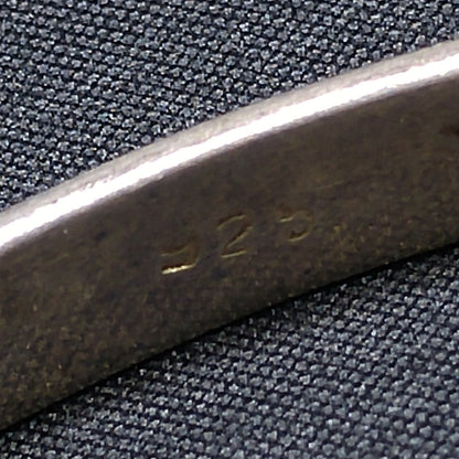 Silver Tourmaline Bracelet, Stamped 925, 1970s Vintage Bracelet