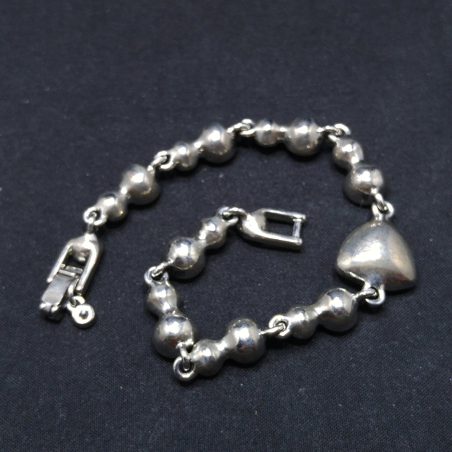 Vintage Givenchy Bracelet – Clear Rhinestone Links, Rhodium Plate, 1990s