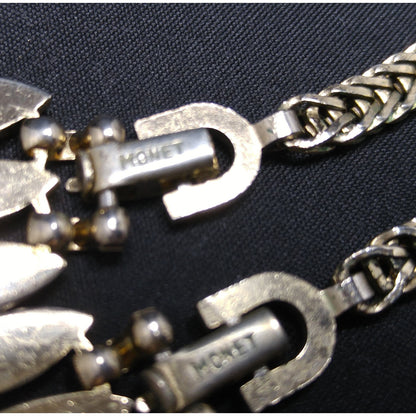 Monet Carousel Series Necklace, Book Piece, 1950s Vintage Jewelry
