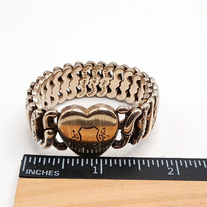 Vintage American Queen Expansion Bracelet, Pitman & Keeler, Sterling Base