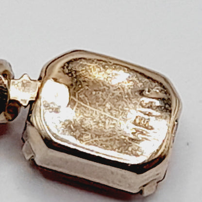 WEISS Vintage Red Rhinestone Choker Necklace – Gold Plated Holiday Statement Jewelry