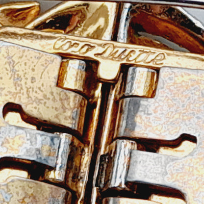 Coro Duette 1930s Enamel Floral Brooch or Two Dress Clips