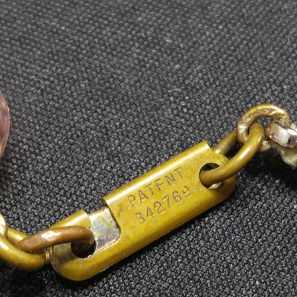 Miriam Haskell Pink Art Glass Bead Necklace 44” Long Vintage 1940s Signed