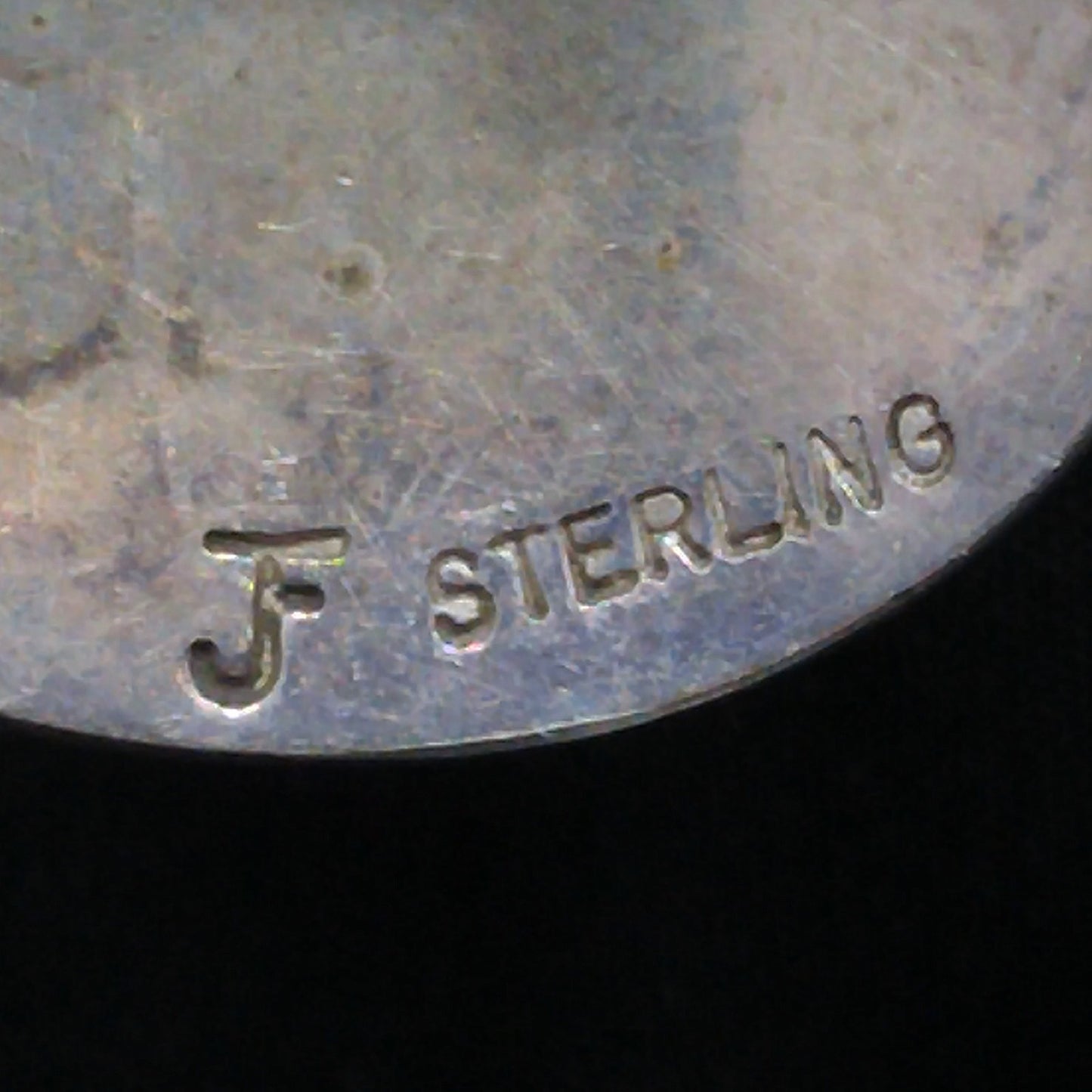 Vintage Navajo Sterling Kokopelli Earrings Della & Francis James 1960s Clip