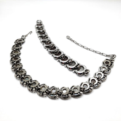 Vintage Lisner Mother of Pearl Necklace Bracelet Set, 1960s