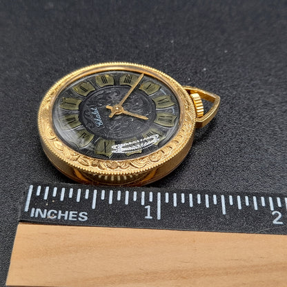 Vintage Chalet Watch Pendant, Runs, Wind-up, Swiss Made, Working