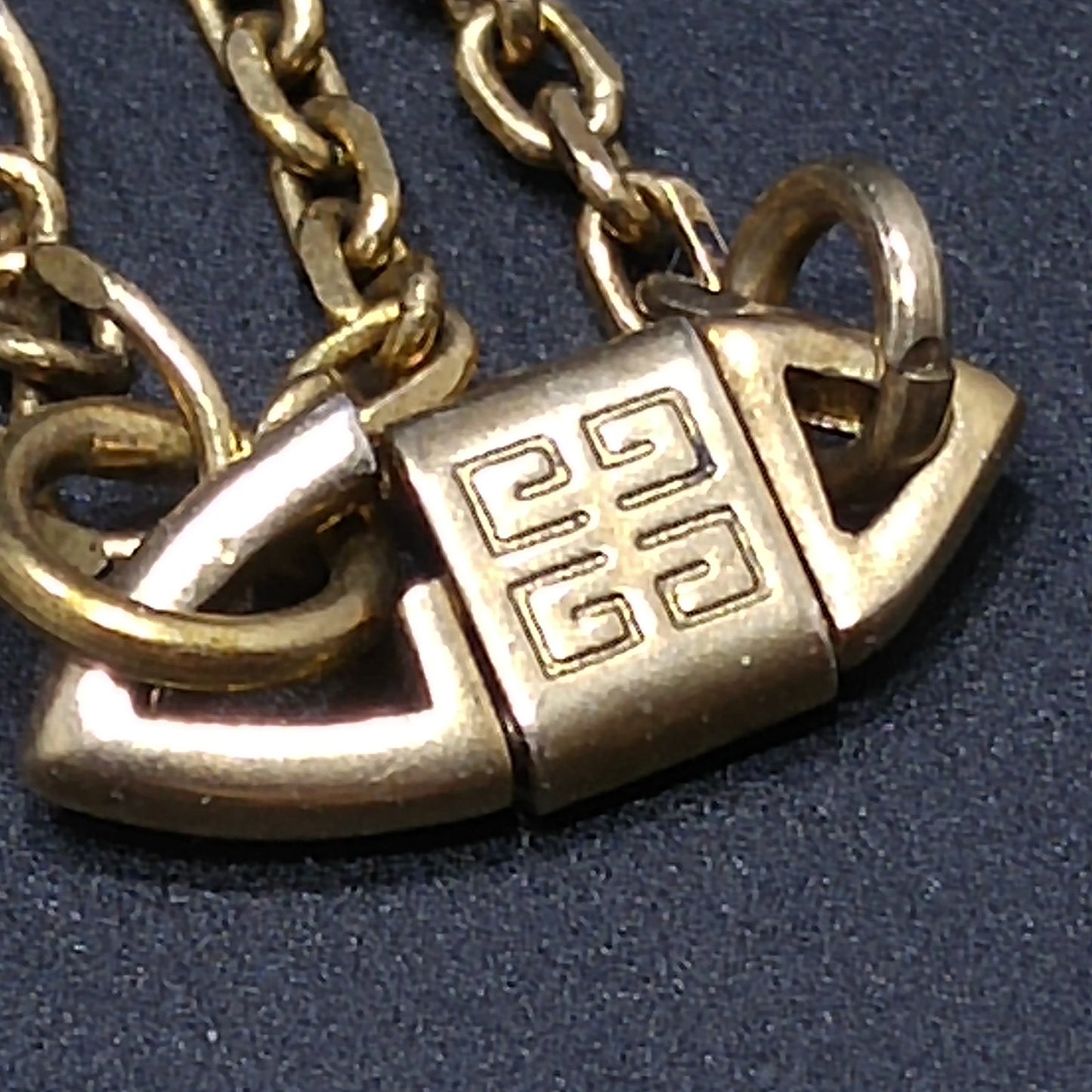 Vintage Givenchy Barrel Pendant Necklace, Topaz & Clear Rhinestones, 1990s