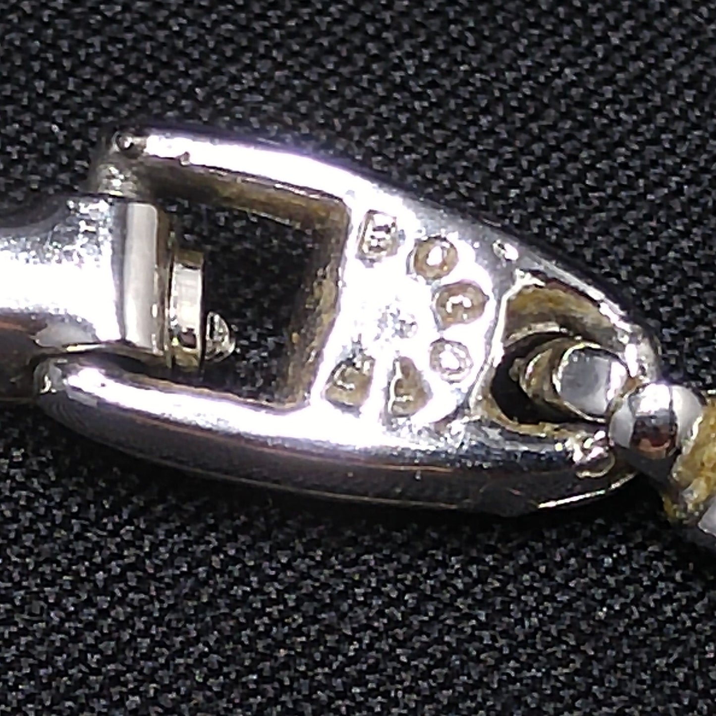 Vintage Bogoff Rhinestone Necklace Bracelet Earrings Set 1950s Rhodium Parure