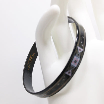 Michaela Frey Austrian Enamel Bangle Bracelet, Made in Austria, 1970s Vintage