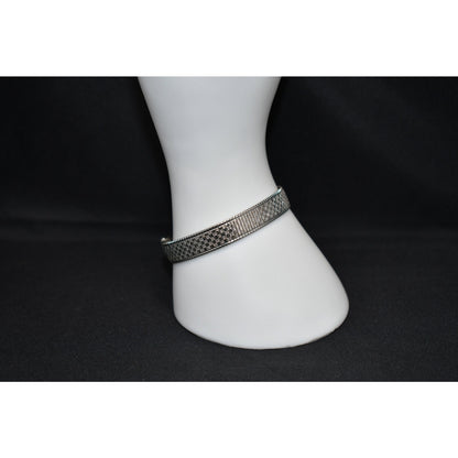 Goldette Silver Tone Mid Century Bracelet, 1950s Vintage Jewelry