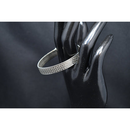 Goldette Silver Tone Mid Century Bracelet, 1950s Vintage Jewelry